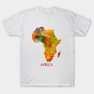 Africa map #africa T-Shirt